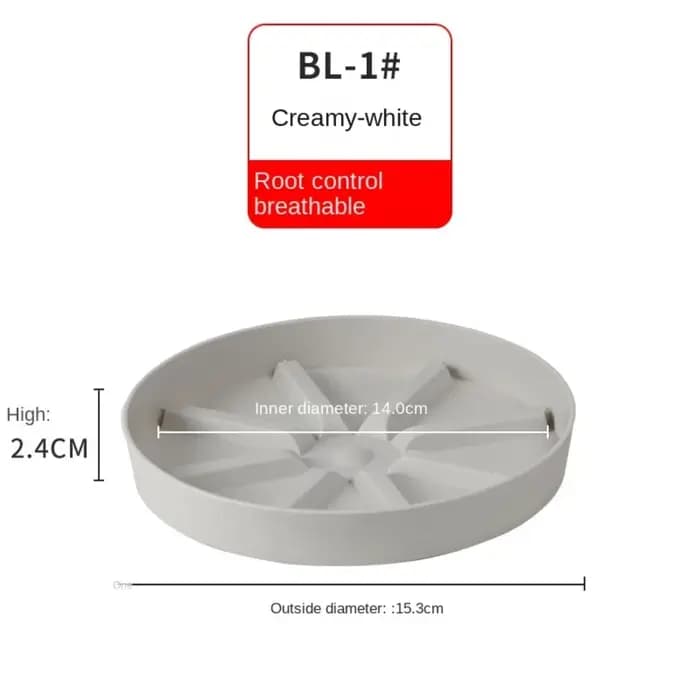 Nouveau plateau de Pot de fleurs Mobile Anti-regard racine support de Pot de fleur en plastique Patio respirant Base