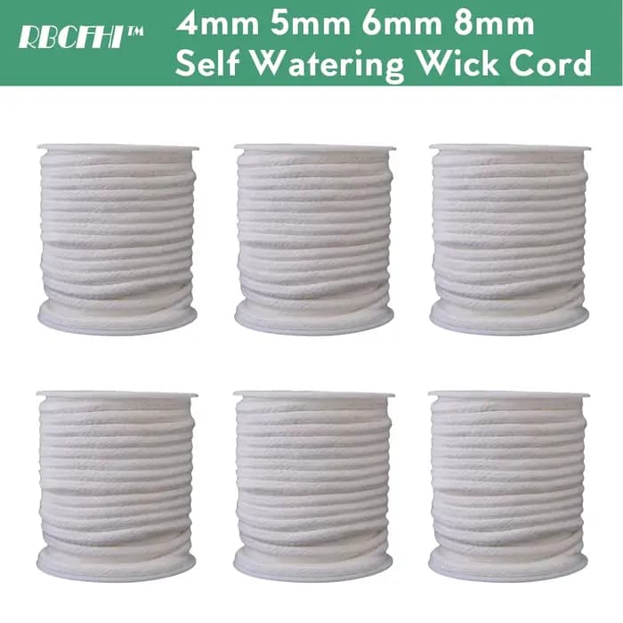 Mèche d'Arrosage existent avec Corde en Coton, 4/5/6/8mm, user inière de Vacances, Système de Bricol