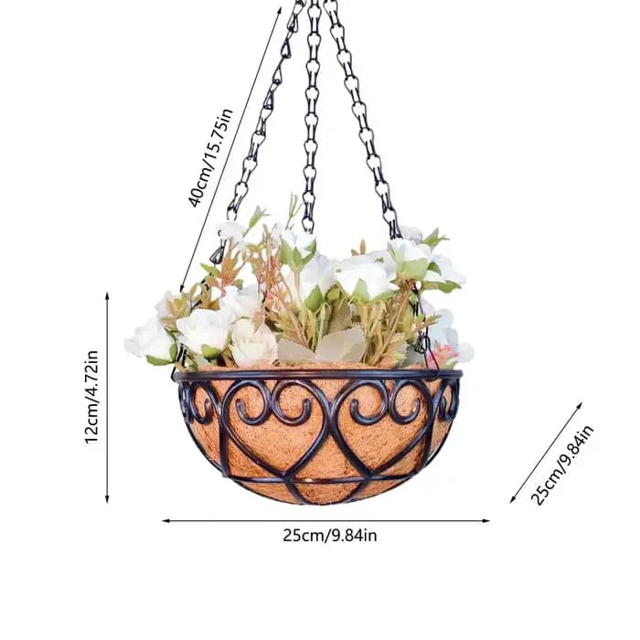 Panier suspendu pot de fleurs cocotier pot de fleur intérieur