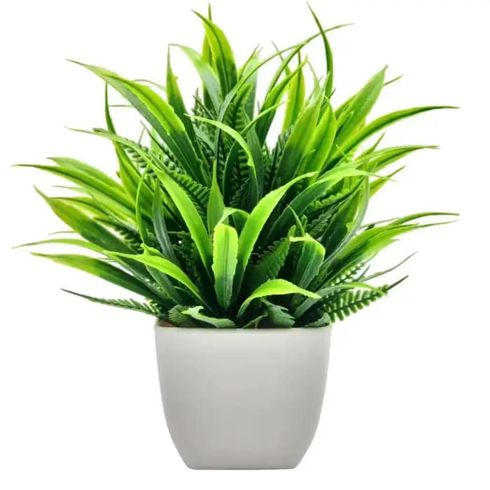 Mini Fausses Fleurs en Pot pour Décoration de Table