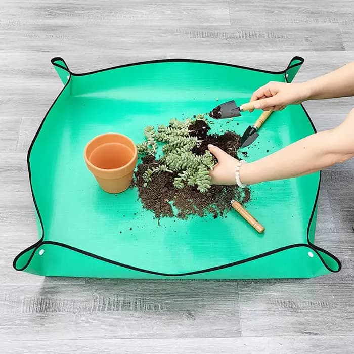 Tapis de repiquage pliable et réutilisable imperméable, fournitures de jardinage à domicile, pour pl