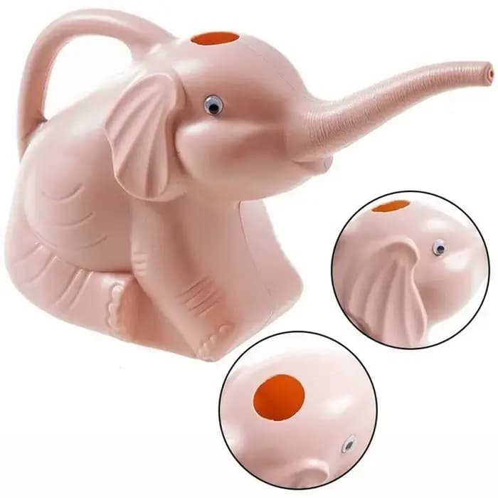 Arrosoir en plastique mignon en forme d'éléphant 2026 pour plantes