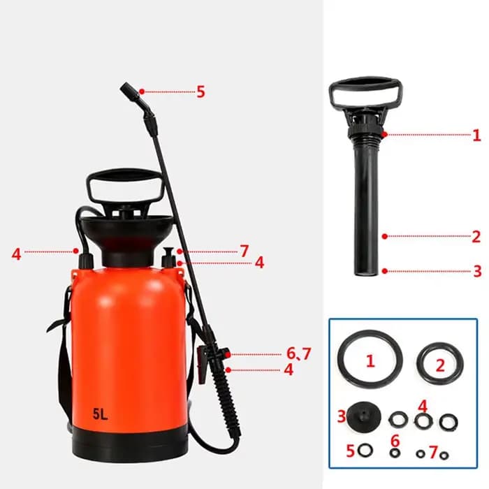Lot de 10 anneaux de remplacement en caoutchouc, 3/5/8L, utile et durable, accessoires essentiels po