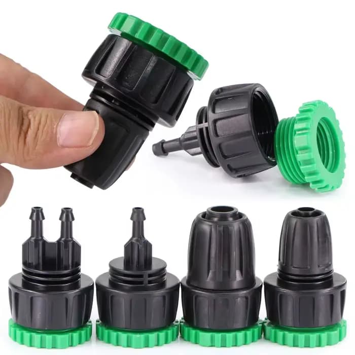 Joendoco-Connecteur de robinet de tuyau d'arrosage, filetage femelle 1/2 "3/4", adaptateur de tube m