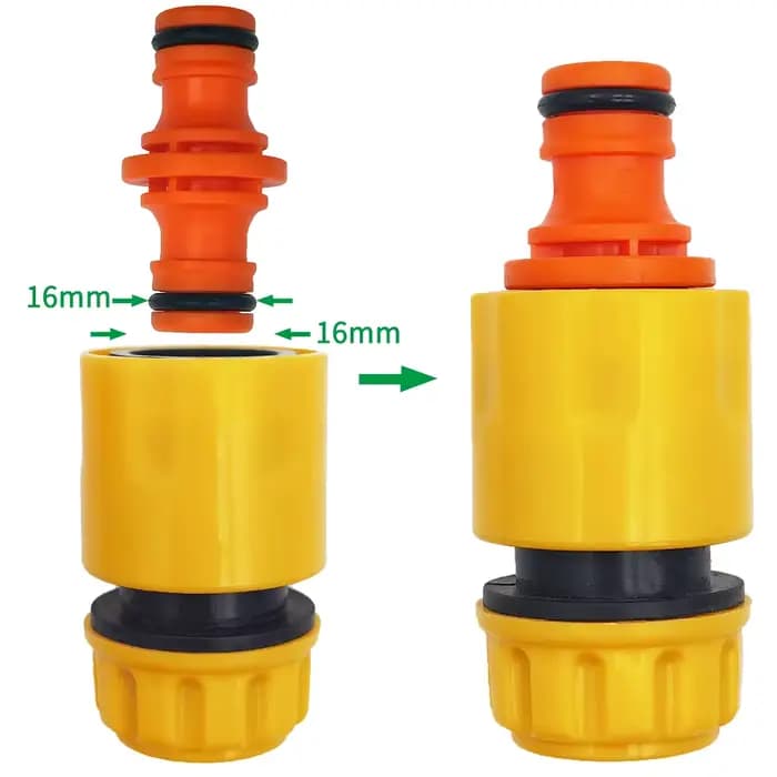 Connecteur de réparation de menuisier, couplage de 1/2 pouces, raccord de tuyau d'arrosage, système