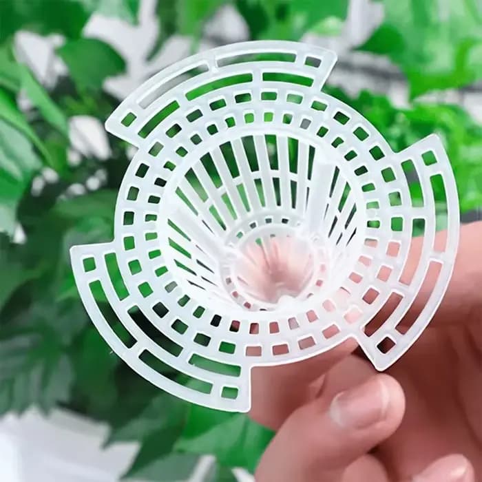 Joint de maille de fond de Pot de fleur, conception d'aile fixe, forte ténacité, améliore le Drainag