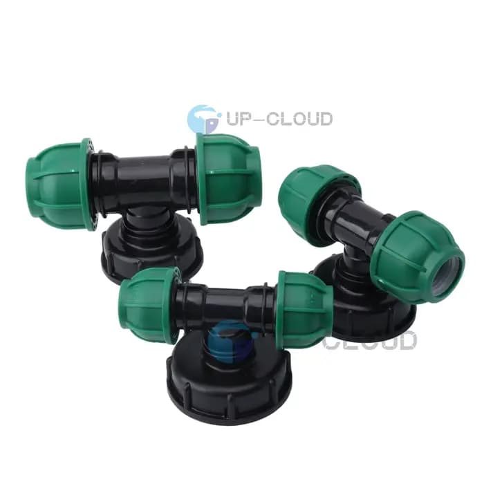Raccords de réservoir IBC S60 réservoir IBC à adaptateur de tuyau PE 20/25/32mm connecteur rapide d'