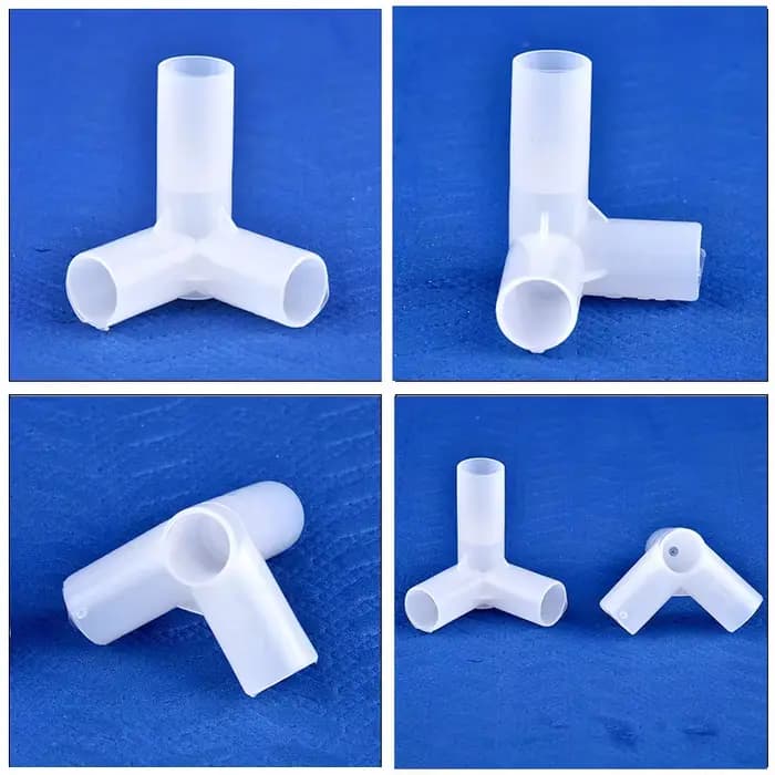 Connecteur de Support pour plantes, diamètre intérieur 9.8mm, adaptateur de tuyau à quatre voies, ra