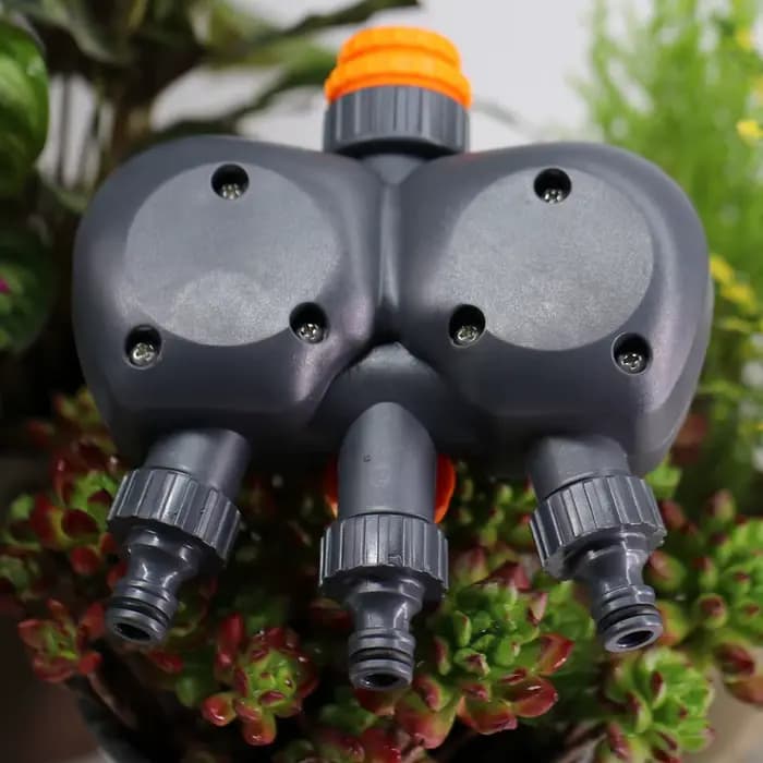Minuterie Mécanique de Jardin avec Double Commande à 3 Voies