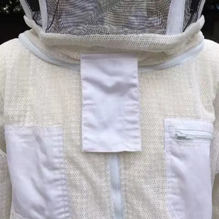 Costume apiculteur professionnel, 1 ensemble, combinaison Anti-moustique, fermeture éclair en métal,
