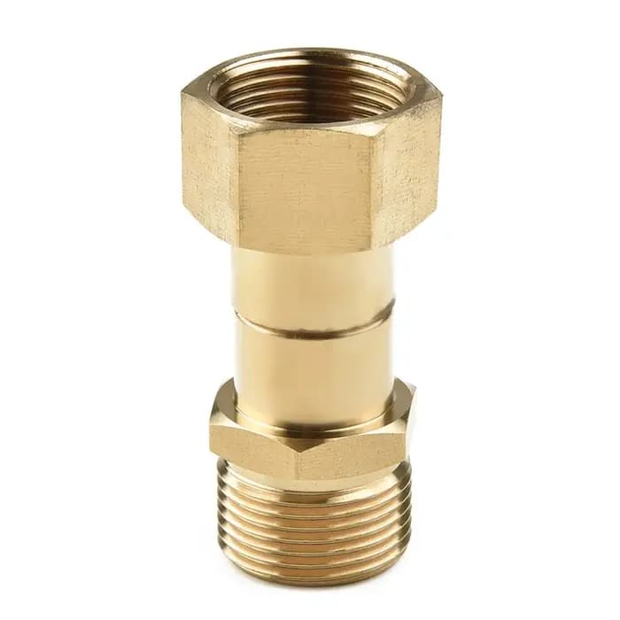 Connecteur de Joint pivotant pour nettoyeur haute pression en laiton, raccord de tuyau M22, filetage