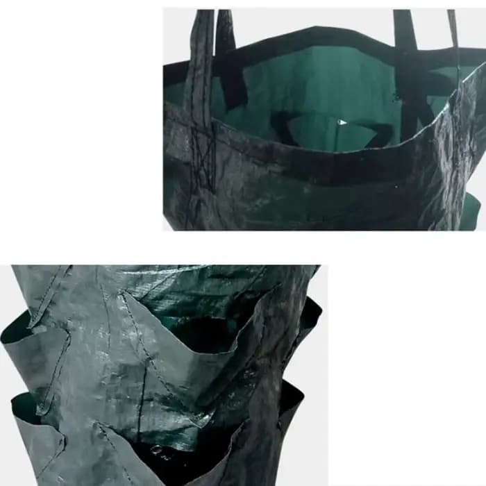 Sac de culture de plantes fraises 3 gallons, conteneur de tomates en plein air, sacs multi-bouche su