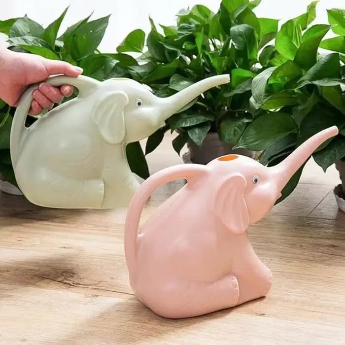 Arrosoir en plastique mignon en forme d'éléphant 2026 pour plantes