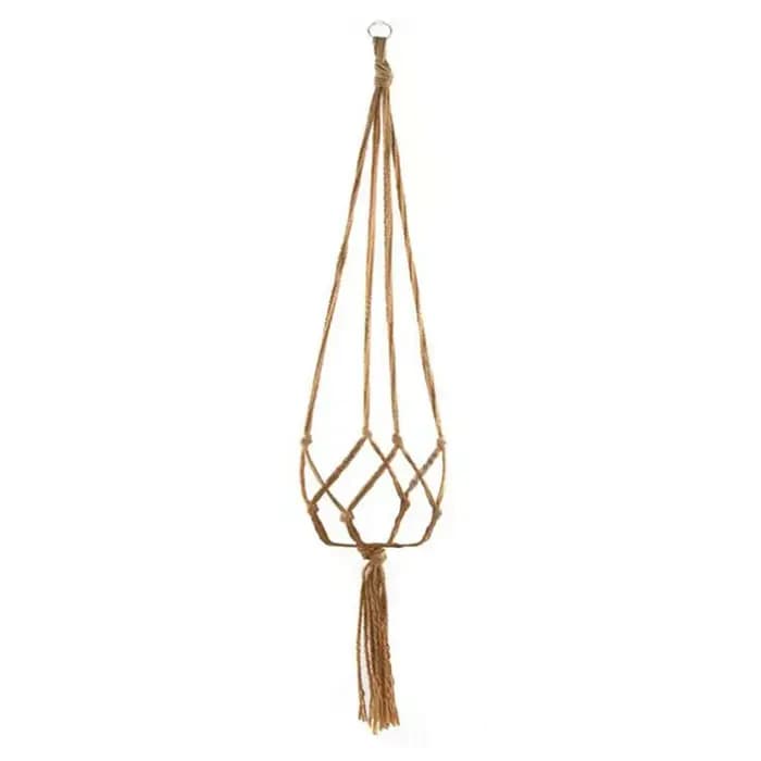 ConfronPlant-Cintre de plante en macramé fait à la main, pot de fleur, jardinière, cintre, décor mur