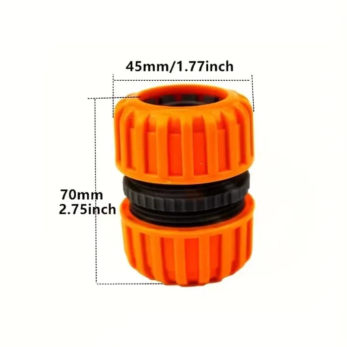 Raccord de tuyau d'arrosage 1/2'' 3/4'' 1'' - Connecteur de coupure d'eau pour tuyaux de 12mm 19mm 25mm - Joint de réparation pour irrigation