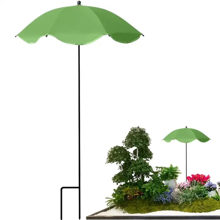 Parasol de protection pour plantes double couche, grand, imperméable, avec piquets, pour jardin, extérieur, patio, piscine, balcon, arbre