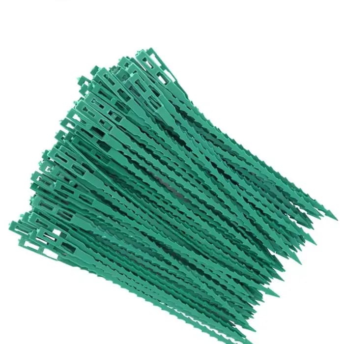Attaches de câbles de jardin réutilisables, 50/100 pièces, Support de plantes, attaches d'arbustes,