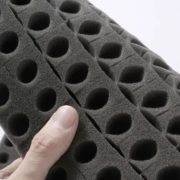 Éponge de semis hydroponique noire sans sol, clonage de pots de jardin, collier de pépinière, semis,