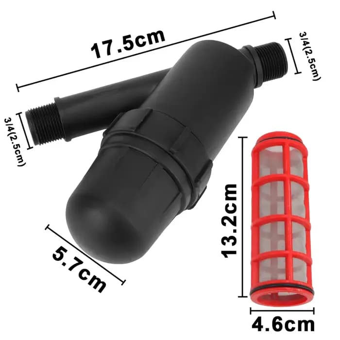 Pulvérisateur d'eau Pound 3/4 ", outils de fontaine d'irrigation goutte à goutte, filtre d'écran d'a