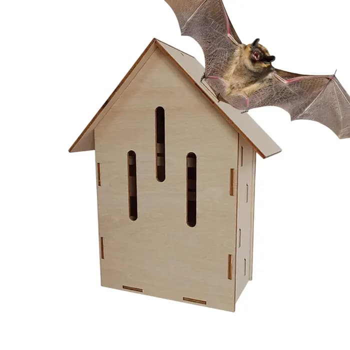 Nichoir en bois pour chauves-souris d'extérieur