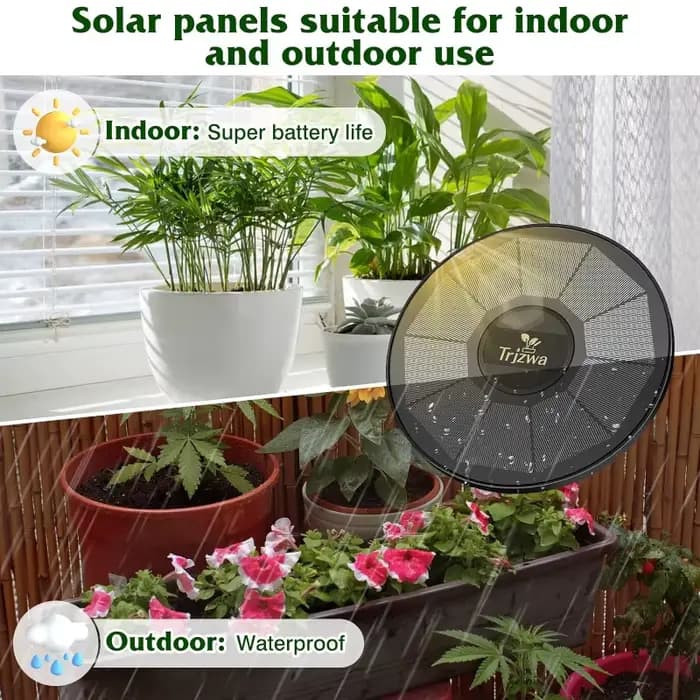 Système d'irrigation goutte-à-goutte solaire, avec tuyau de 15 mètres, pour jardin, balcon et serre