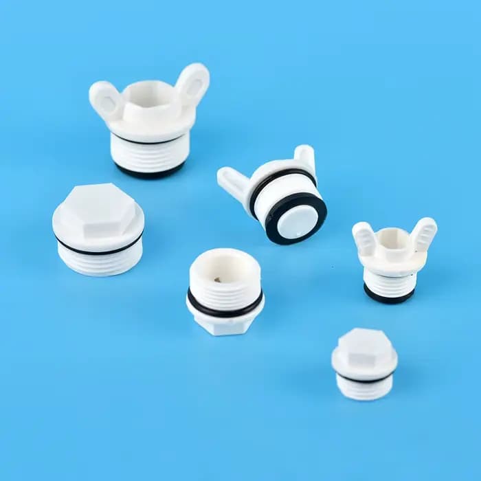 Bouchon de tuyau à filetage mâle en PVC, 1/2 "3/4" 1 '', embouts à Micro filetage, adaptateur d'aqua
