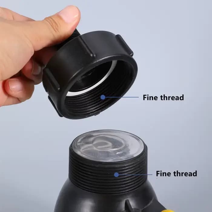 Adaptateur de réduction pour réservoir d'eau IBC, filetage fin S60 durable vers filetage fin 3/4'',