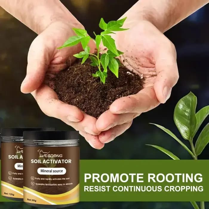 Activateur de sol, engrais pour plantes, nutriment organique pour la germination des graines, croissance des racines, essentiel pour le jardinage, pour les plantes d'intérieur et d'extérieur