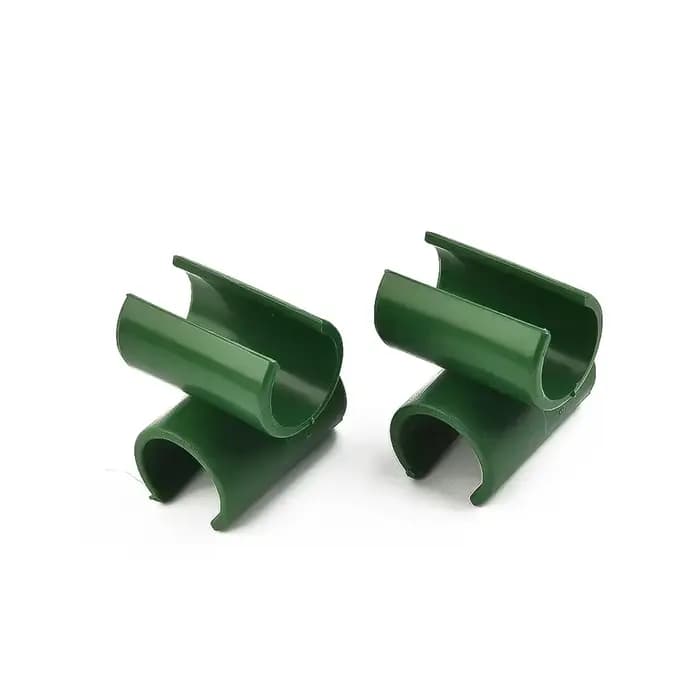Connecteur de Support de plante en treillis, 50 pièces, Clip croisé fixe, Clips de piquet pour greff