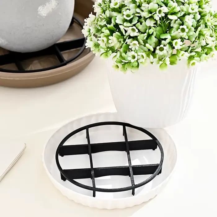 Plateau de Pot de fleur Anti-rupture, 10 pièces, 12-25cm, support de soucoupe en plastique, plante g