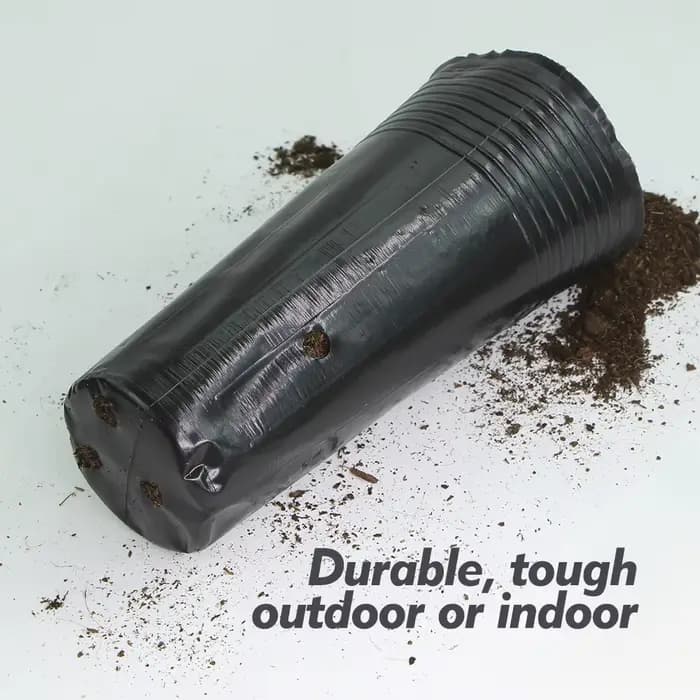 Grands pots ronds pour plantes de jardin, jardinière de culture avec trous de proximité, plastique,