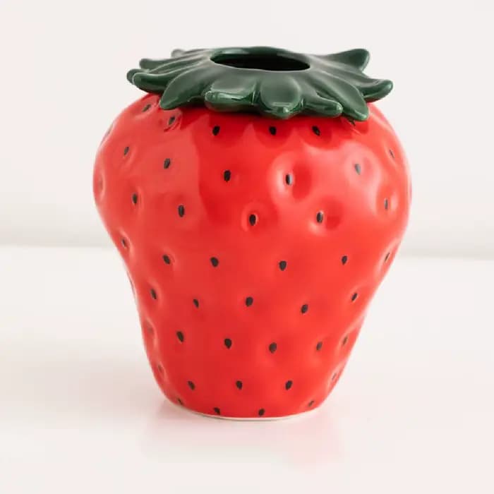 Pot de jardinière en forme de fraise d'inspiration Vintage, Vase à fruits et fraises en céramique po