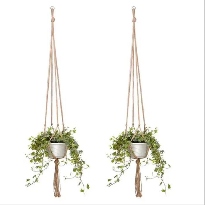 ConfronPlant-Cintre de plante en macramé fait à la main