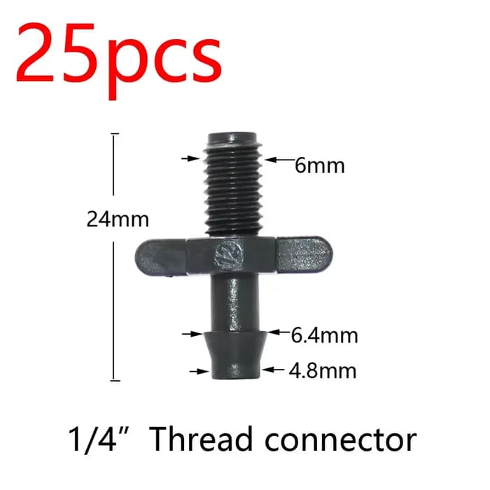 Raccord de tuyau d'arrosage en T barbelé, raccord de prise à extrémité croisée, raccord de raccord W