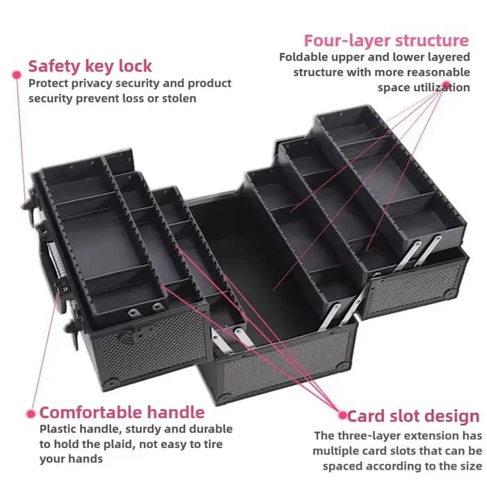 Boîte à outils complète multifonctionnelle