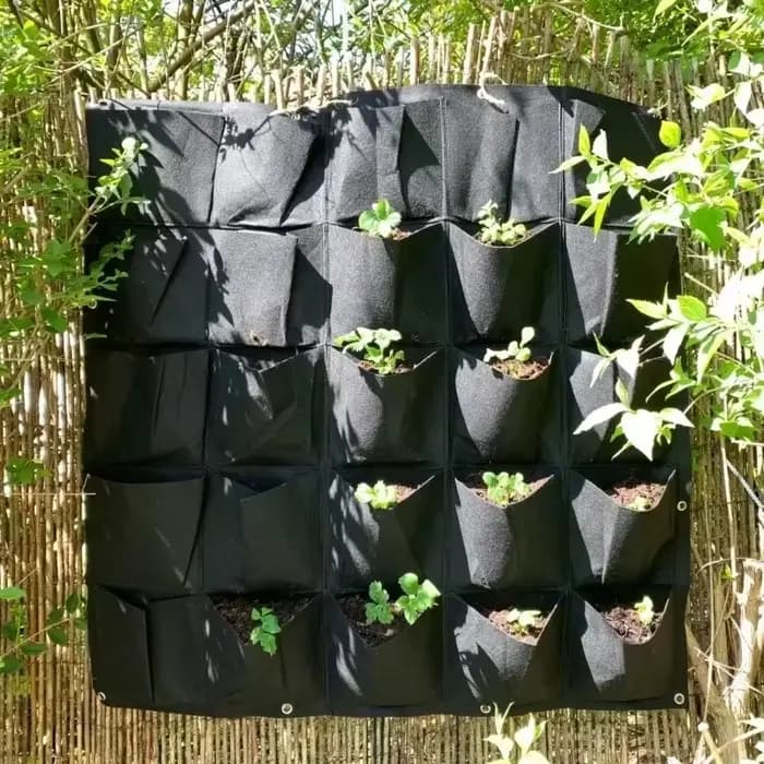 Sac de plantation mural suspendu, plusieurs poches, sac de culture, jardinière verticale pour légume