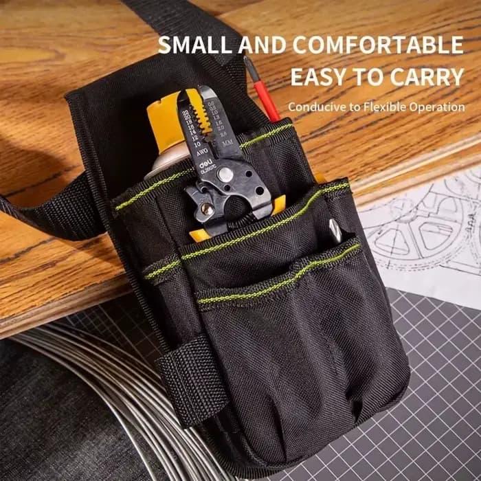 Ceinture porte-outils, petite pochette à outils avec clip ceinture