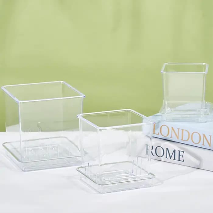 Pots de jardinières de jardin en plastique avec trou de pénétration d'eau respirant
