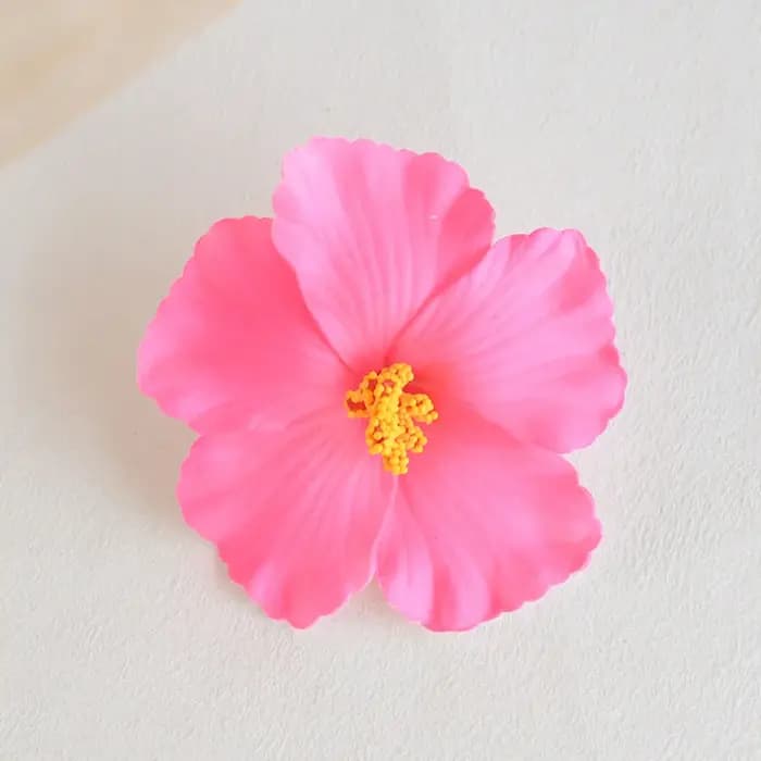5/10 pièces 10cm fleur d'hibiscus fête hawaïenne plage d'été décoration de Table d'anniversaire
