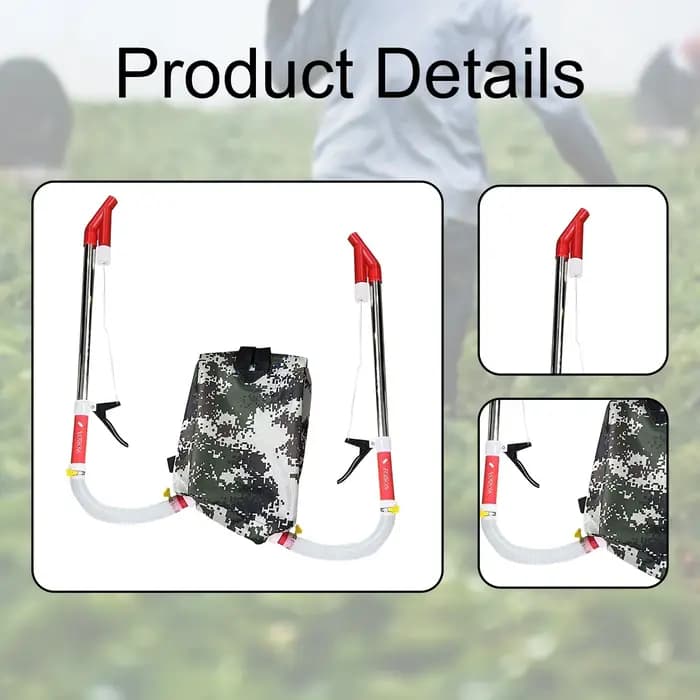 Épandeur d'engrais efficace avec sac à dos