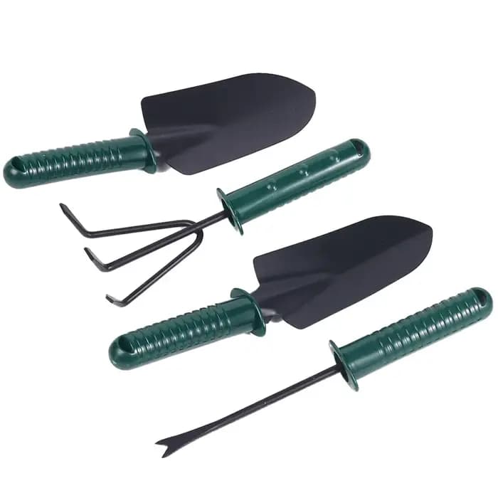Ensemble de 4 outils de jardinage en acier robuste