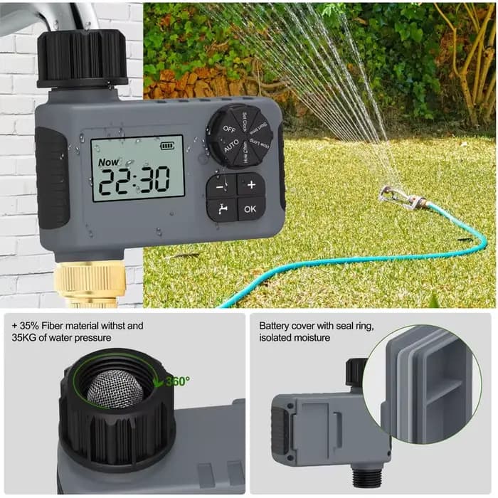 Programmateur d'arrosage automatique intelligent, système d'irrigation, minuterie d'arrosage, équipe