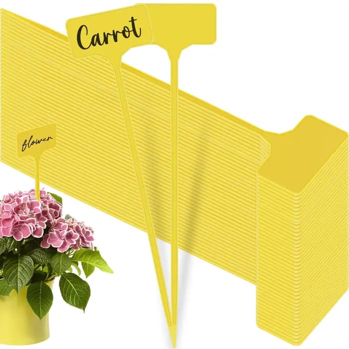 Étiquettes de plantes de jardin en plastique