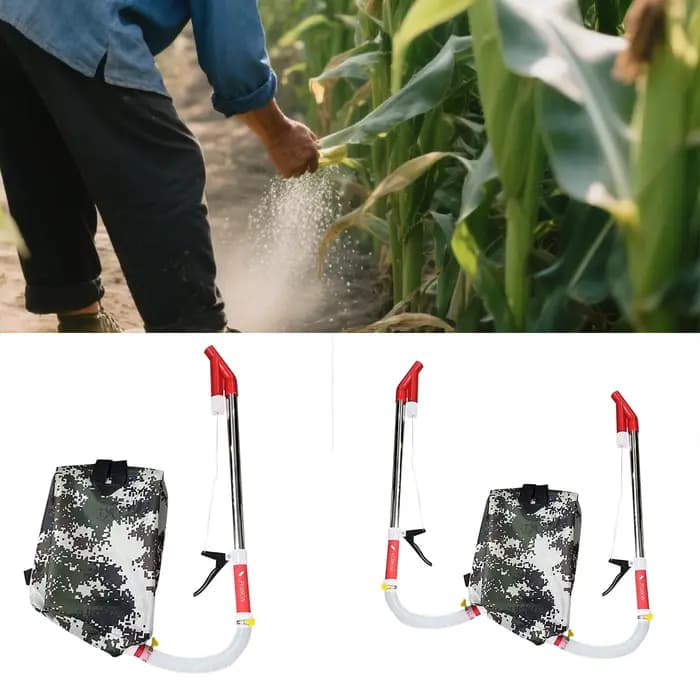 Épandeur d'engrais efficace avec sac à dos