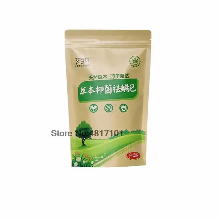 10 sacs/ensemble tueur d'acariens naturel à base de plantes Anti-acariens plante sac antibactérien sauf sac femmes lit