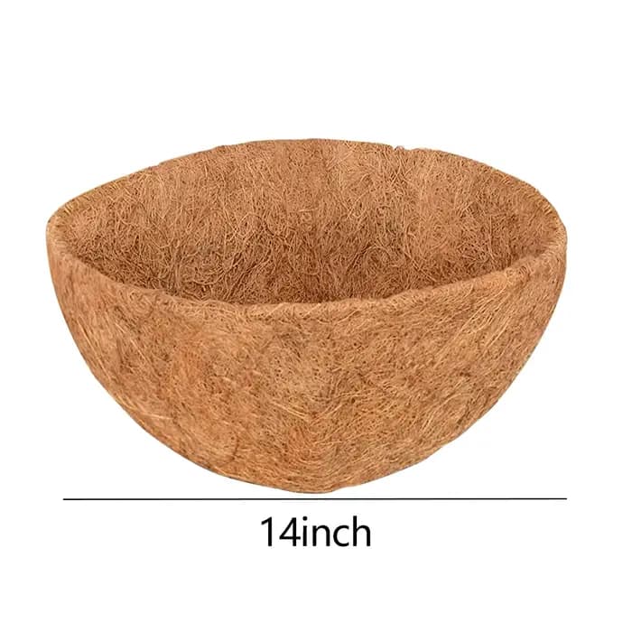 Doublure de panier de coco 14/16 naturel pour jardinières