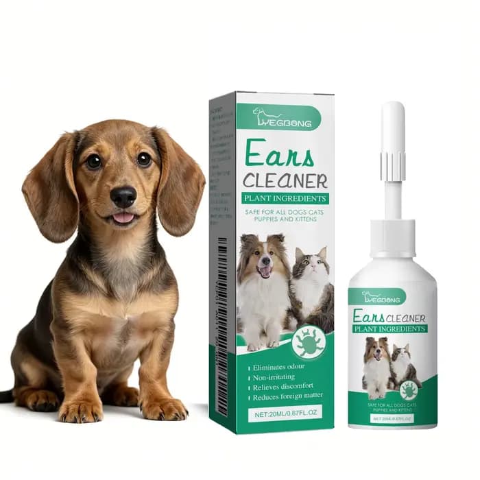 Gouttes auriculaires pour animaux de compagnie : Traitement contre les puces, les tiques, les poux,