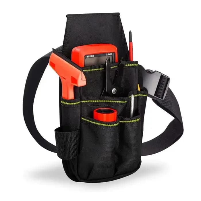 Ceinture porte-outils, petite pochette à outils avec clip ceinture, pochette à outils pour électrici