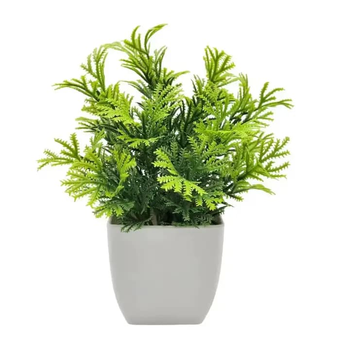 Mini Fausses Fleurs en Pot pour Décoration de Table