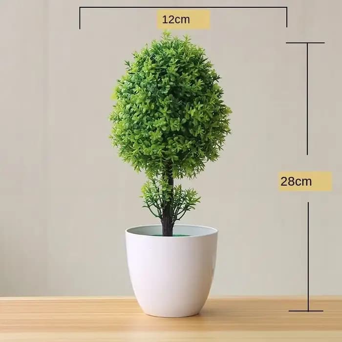 Plantes artificielles bonsaï en pot, petit arbre vert, fausses fleurs, ornements pour la maison, décor de jardin, fête, décor d'hôtel
